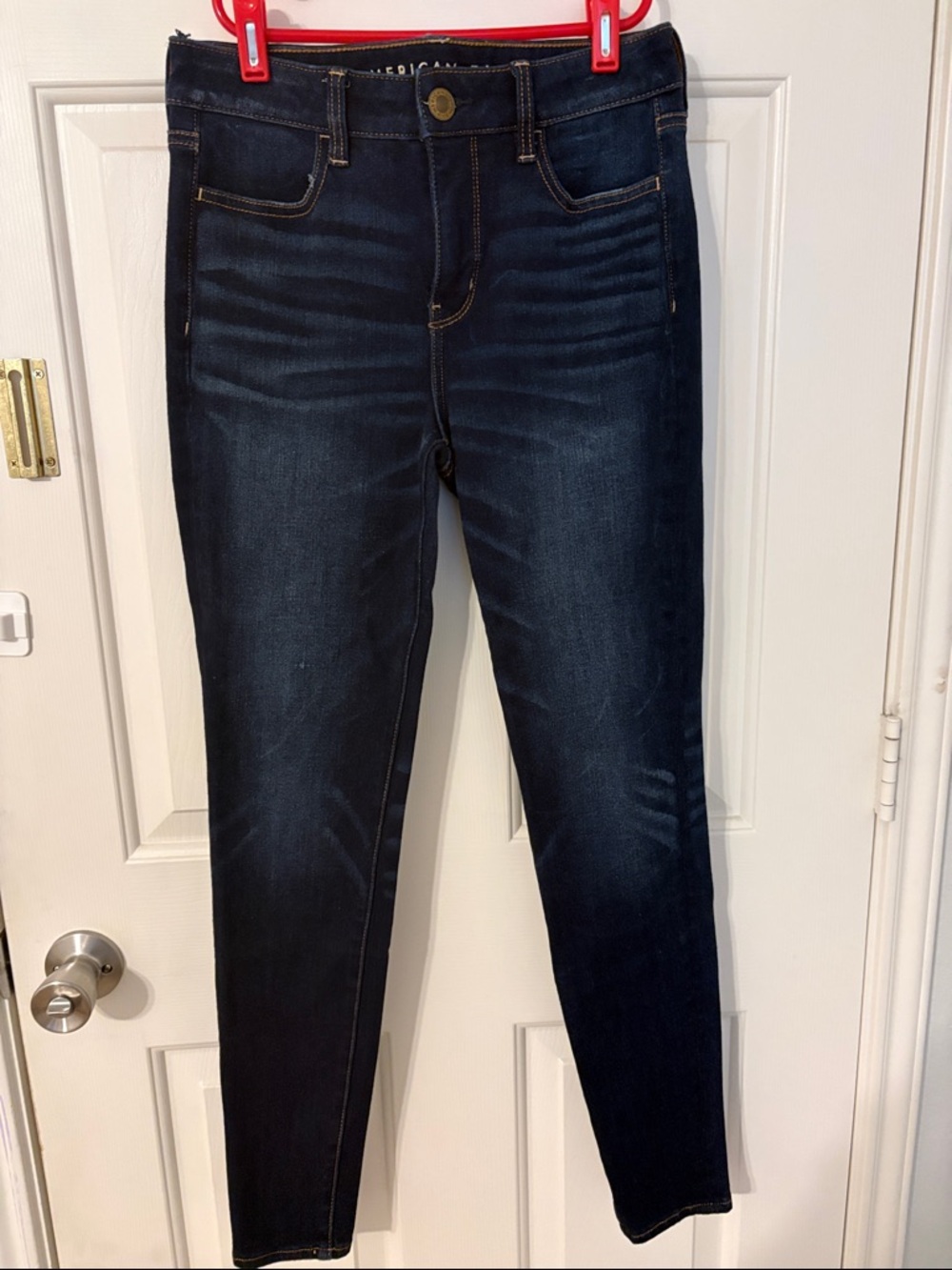 American Eagle Outfitters Dark Blue Skinny Jeans